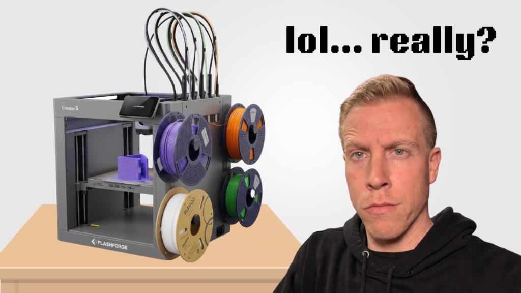 Flashforge Creator 5 beginner 3D printer